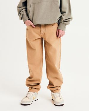 Broeken - Bruine broek, baggy fit