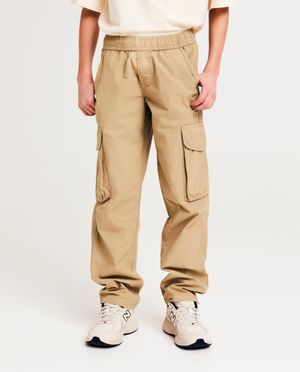 Broeken - Bruine broek, loose fit, 116-164