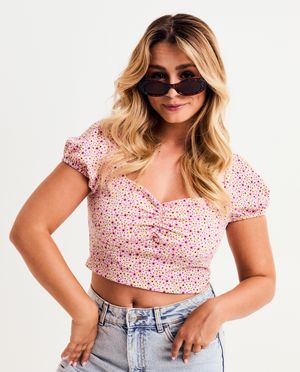 Top met bloemenprint, XS-L - Steffi Mercie