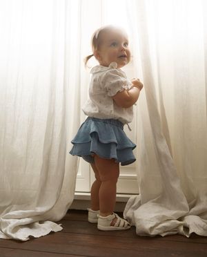 Jupe bleue en jeans, 62-92 - NICEfamily