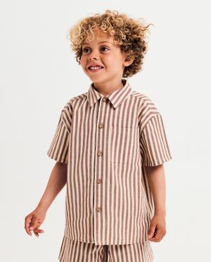 Chemise ray&eacute;e, loose fit, 92-128 - NICEfamily