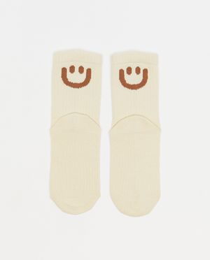 Chaussettes - Bas avec visages brod&eacute;s, 23-34