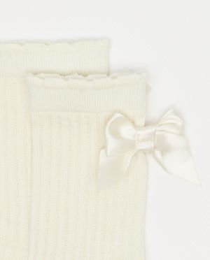 Chaussettes - Bas avec n&oelig;uds, 23-34