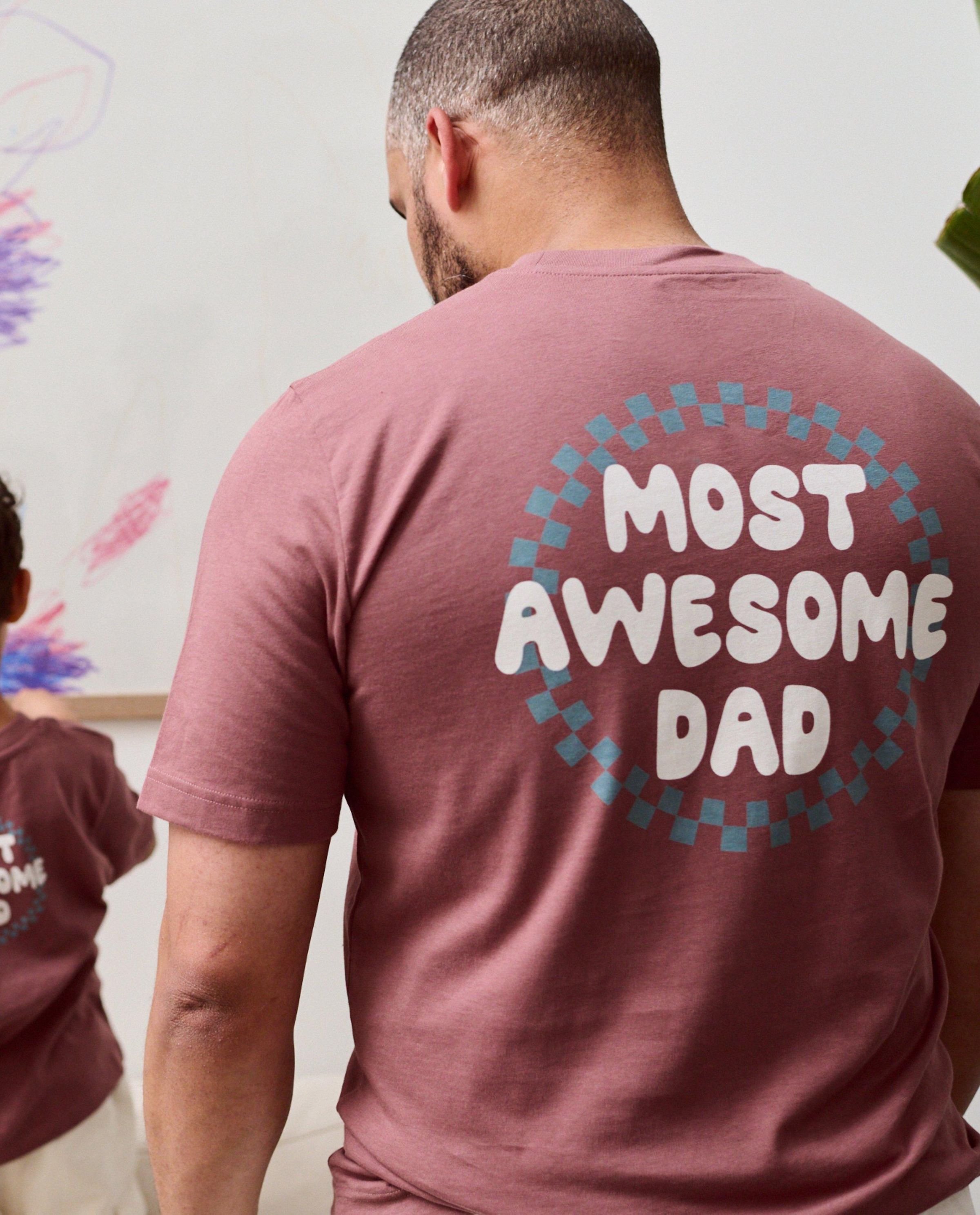 T-shirt en coton bio avec imprim&eacute; au dos, S-XXXL - Familystories