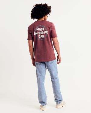 T-shirts - T-shirt en coton biologique avec impression au dos, S-XXXL