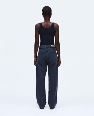 Jeans - Zwarte jeans met riem