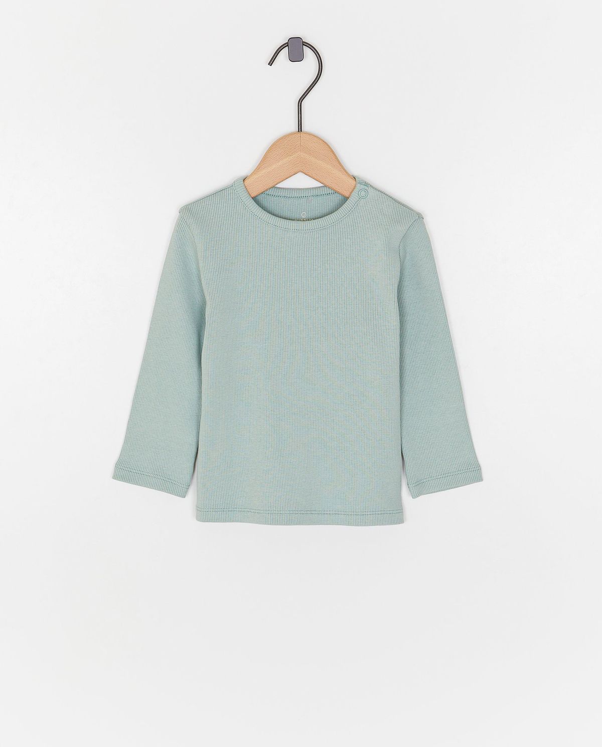 Longsleeve met fijne rib