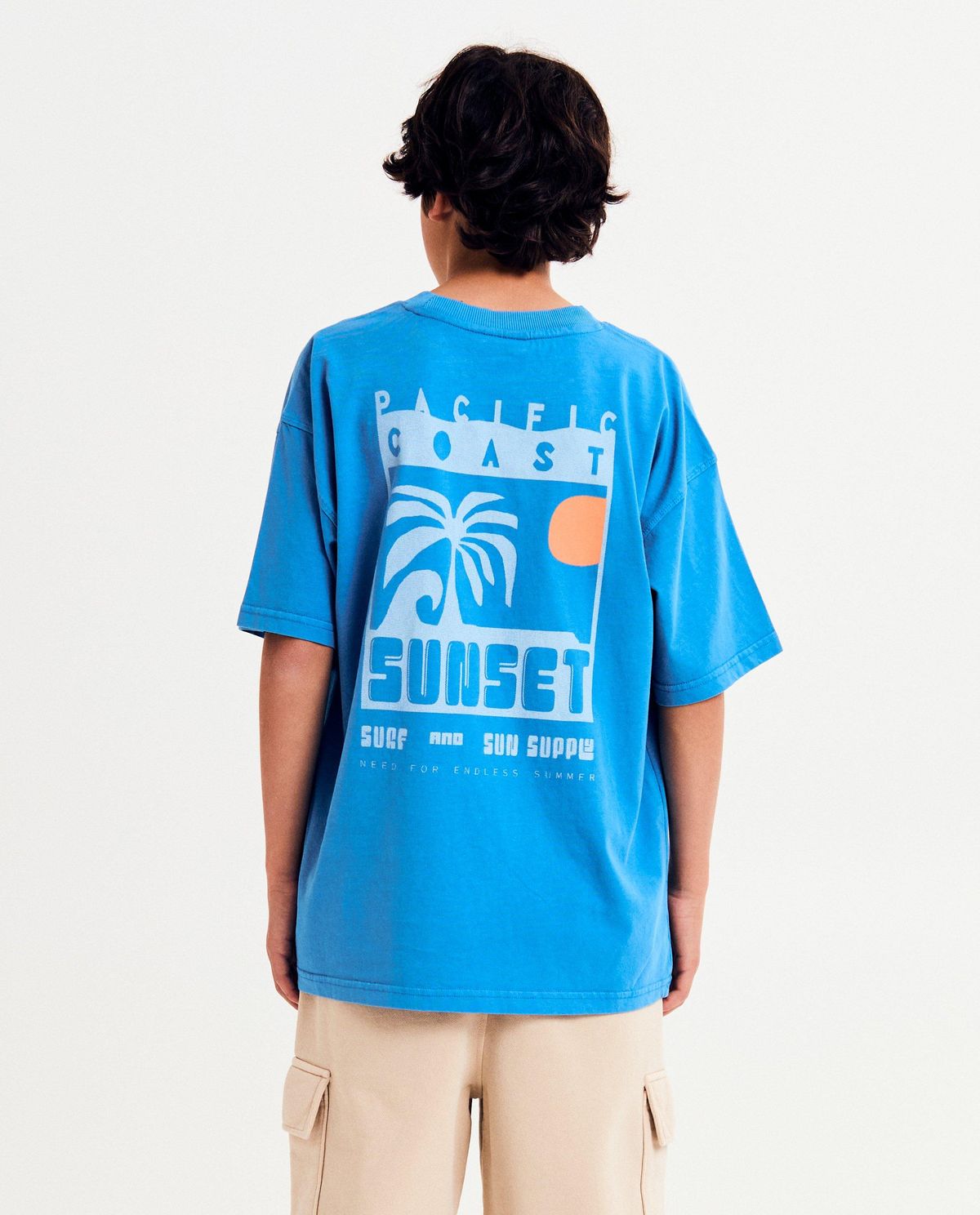 T-shirt met backprint, loose fit