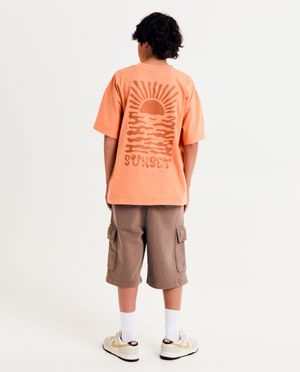 T-shirts - T-shirt met backprint, loose fit