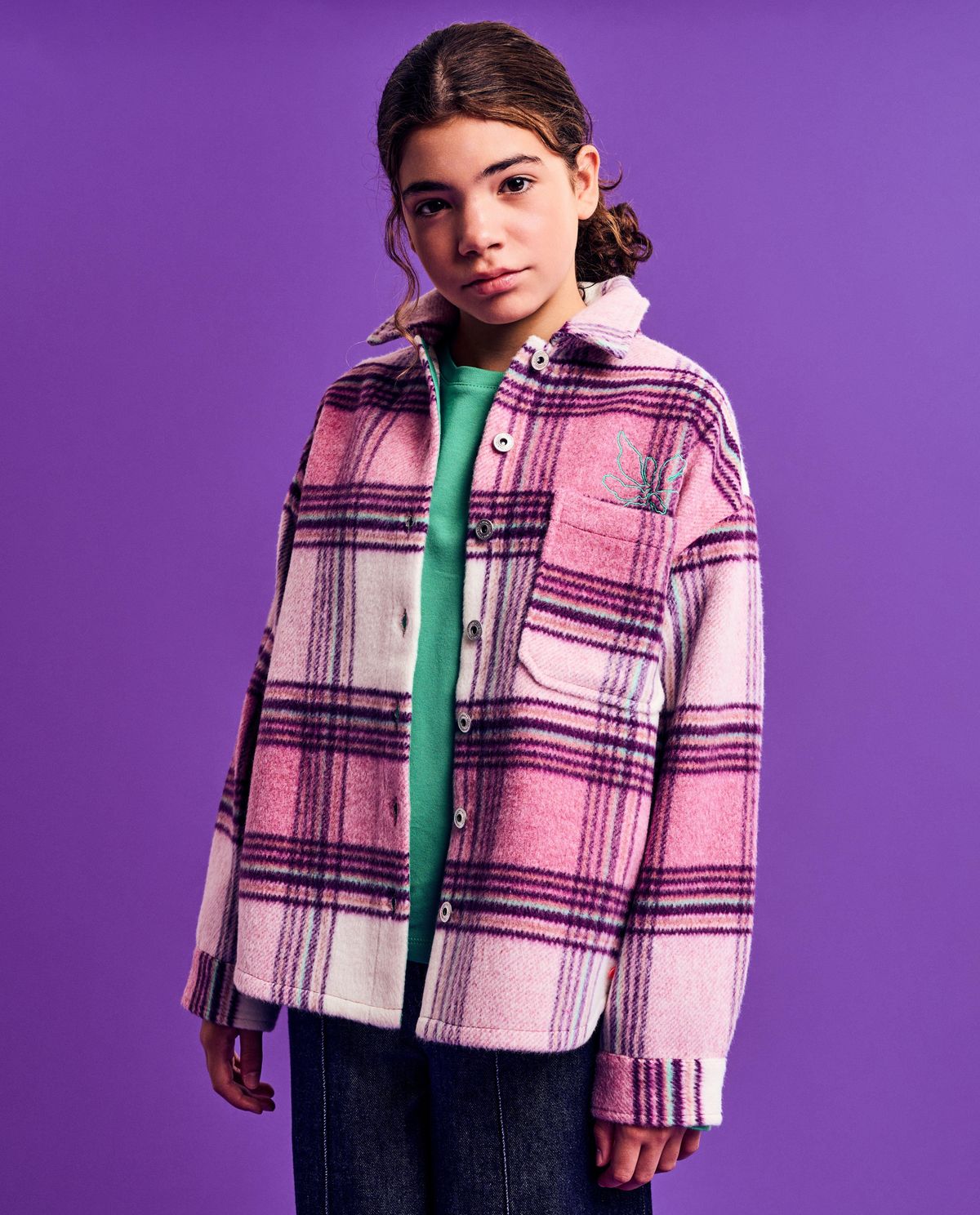 Hemd met ruiten, oversized fit