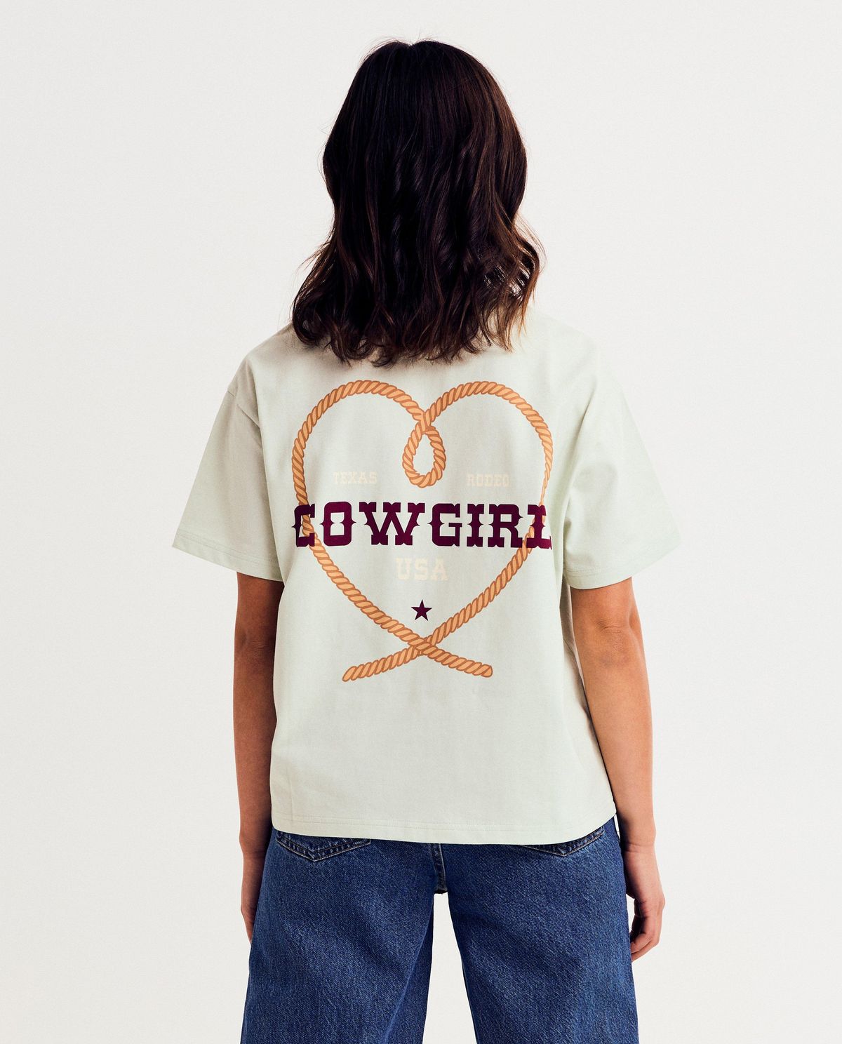 T-shirt met backprint, oversized fit