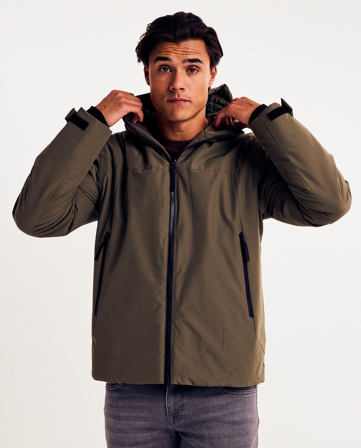 Jas van gerecycleerd polyester