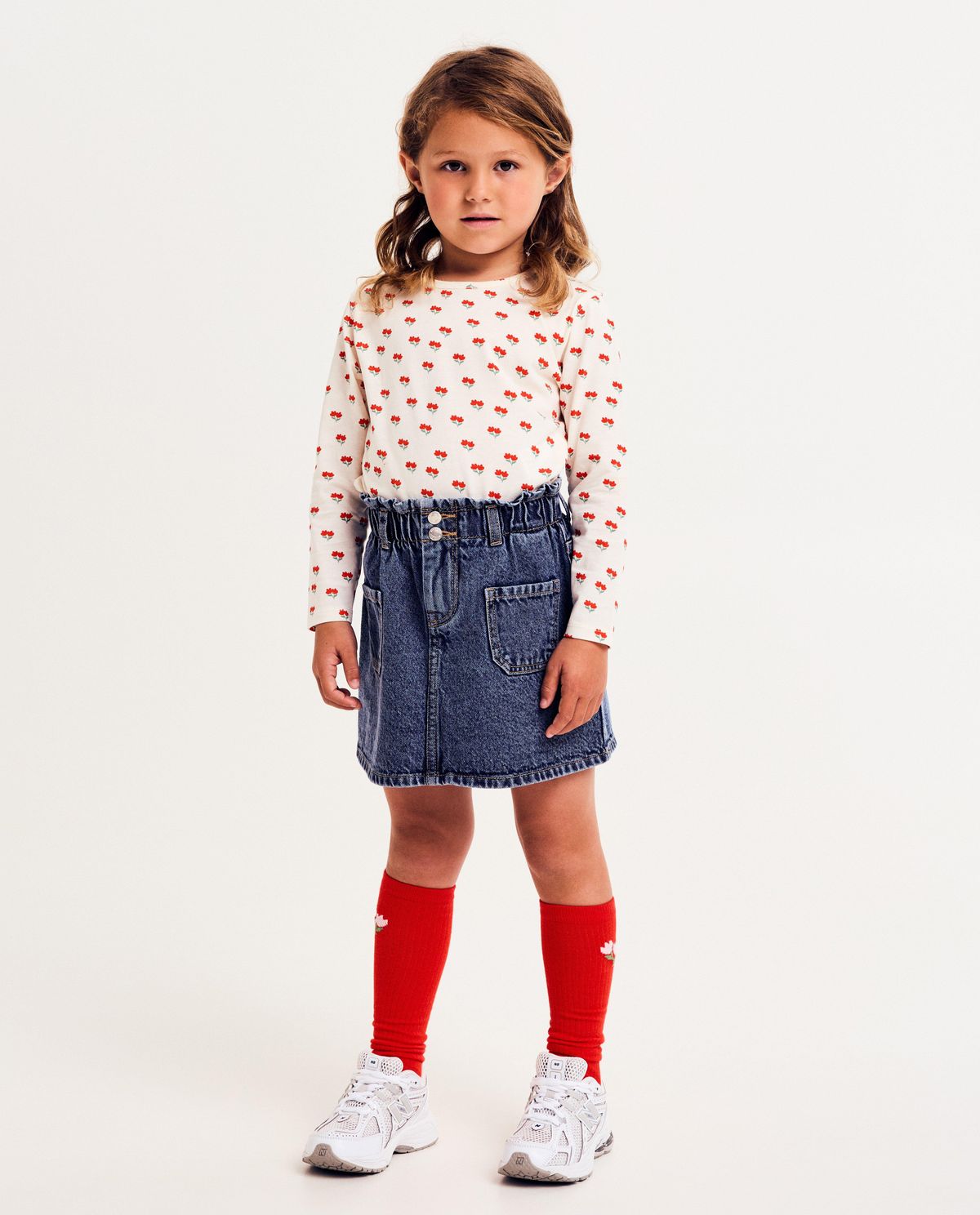 Blauwe jeansrok