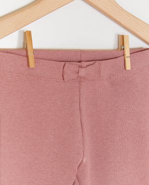 Leggings - Legging met fijn ribpatroon