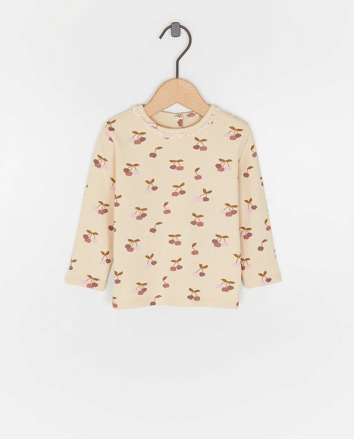 Longsleeve met kersenprint
