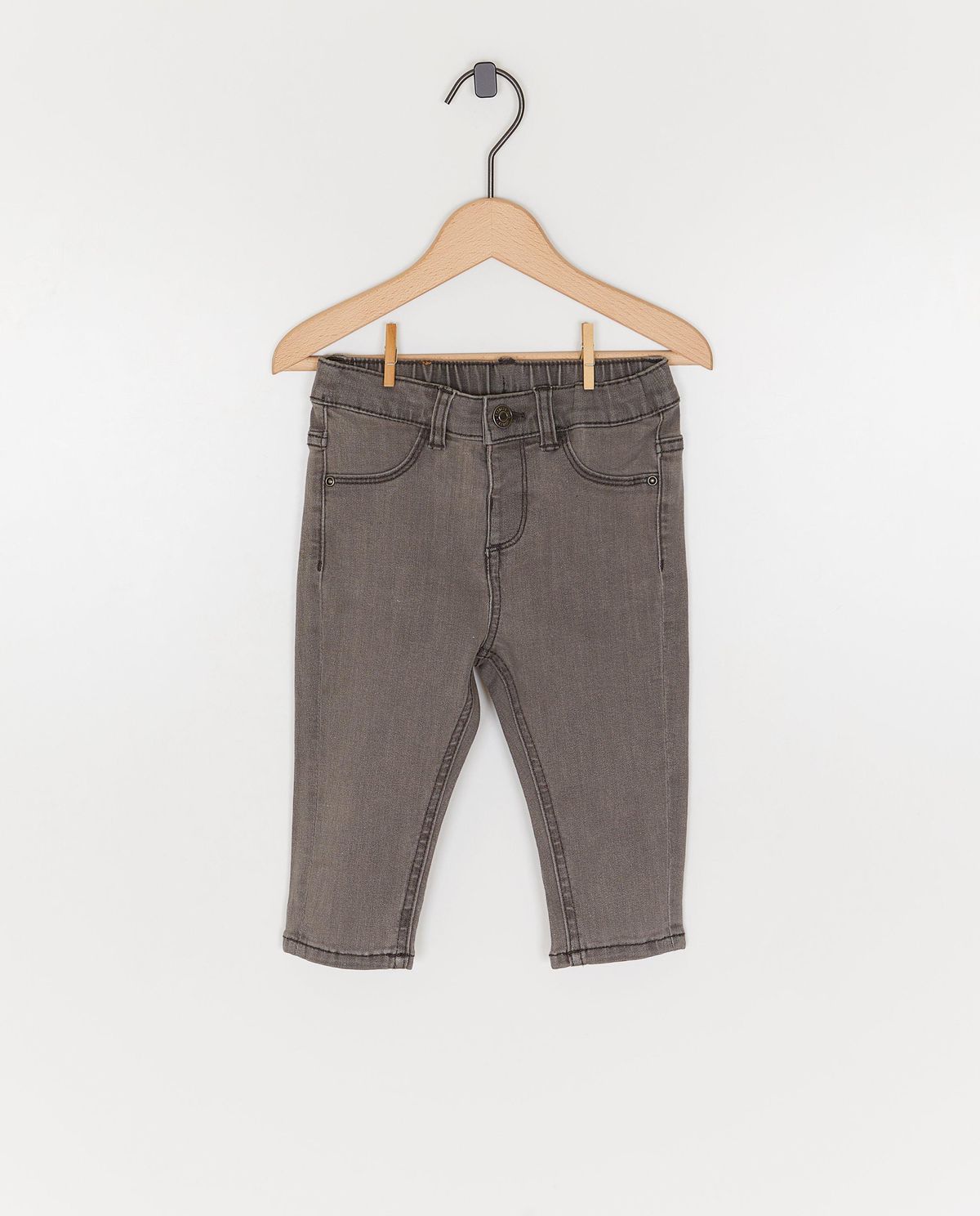 Grijze jeans, slim fit