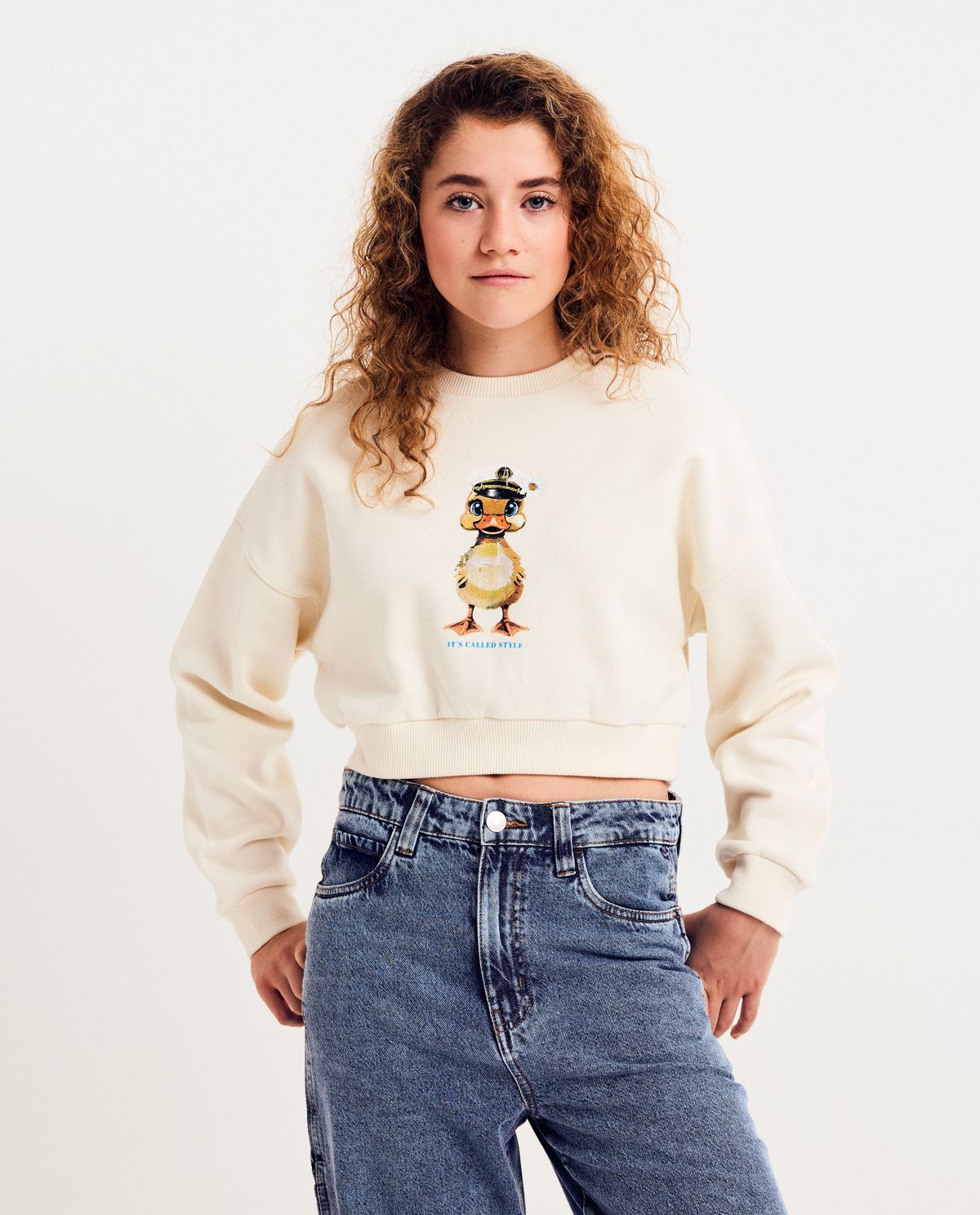 Sweater met print eend