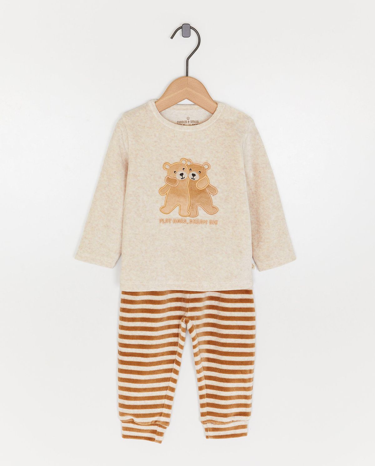 Pyjama met beren van bouclé
