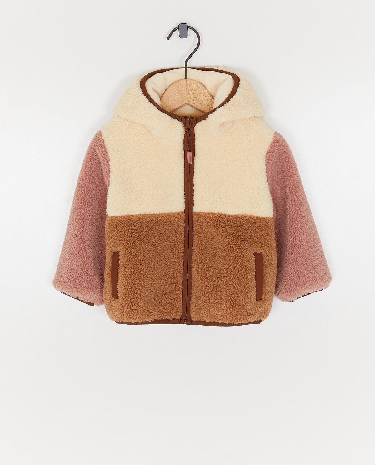 Teddy vest van gerecycleerd polyester