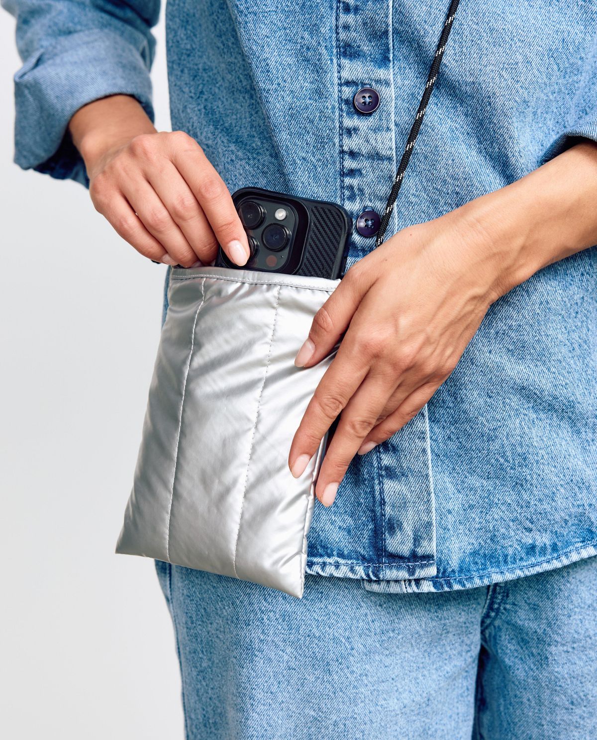 Metallic gsm-tasje