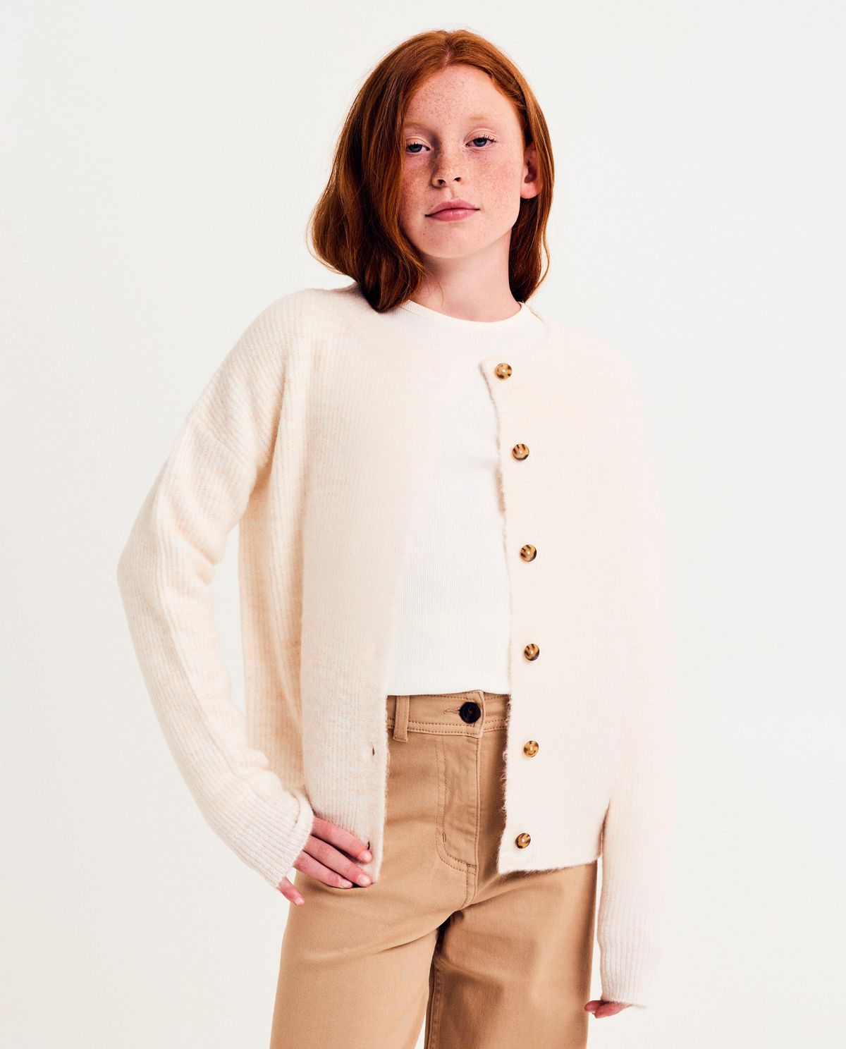 Beige cardigan