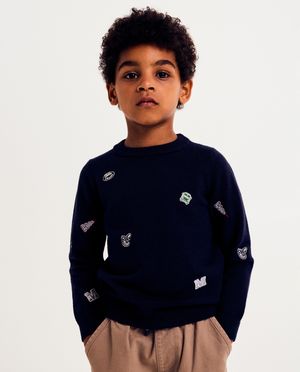 Pulls - Pull avec motifs brod&eacute;s