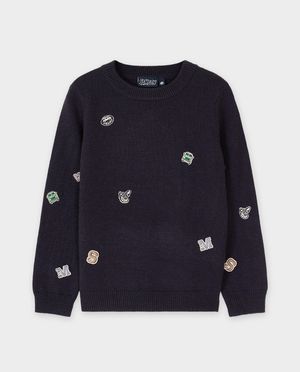 Pulls - Pull avec motifs brod&eacute;s
