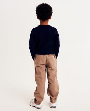 Pantalons - Pantalon marron, baggy fit
