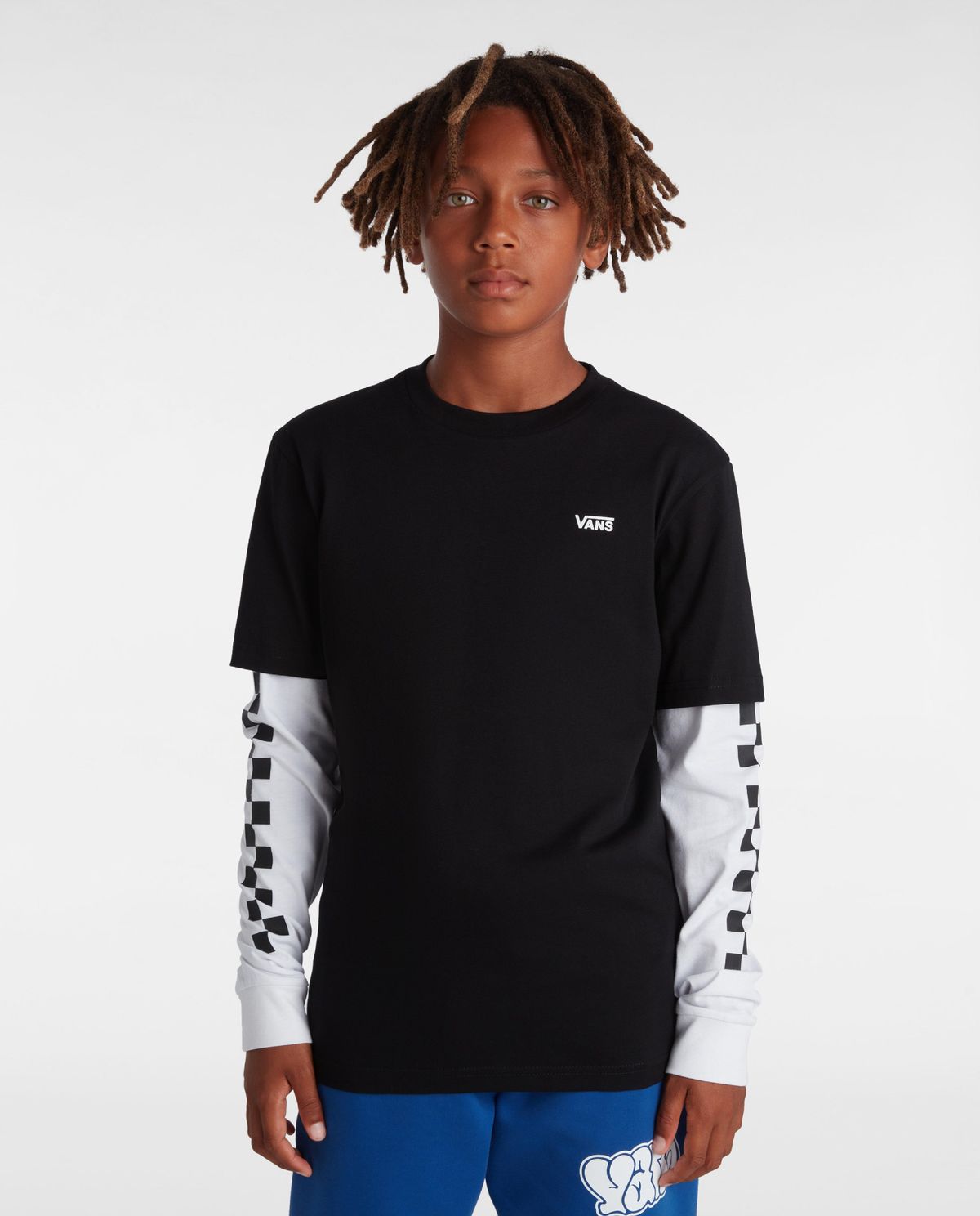 T-shirt met longsleeve mouwen, S-XL