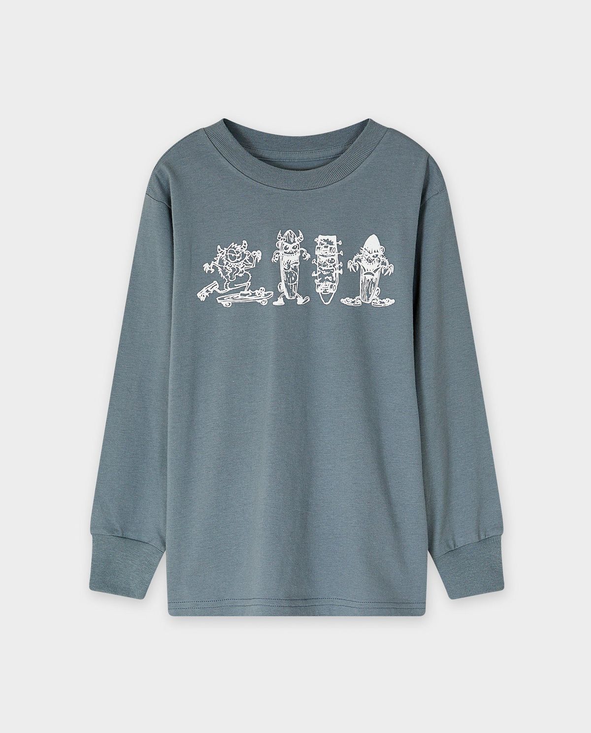 Longsleeve met print monsters, 92-122