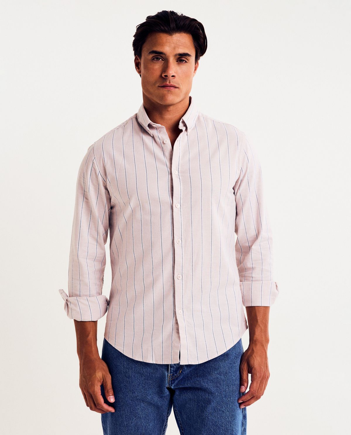 Hemd met strepen, slim fit