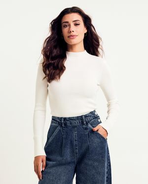 Trui met fijn ribpatroon - Dina Tersago