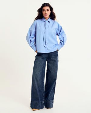 Hemden - Blouse met strik