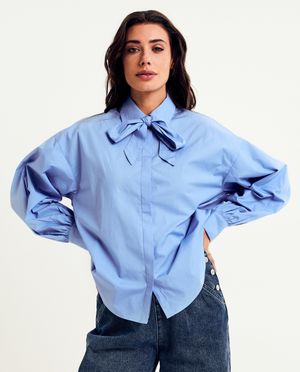 Hemden - Blouse met strik