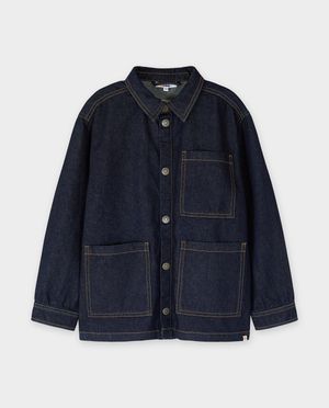 Cardigan - Donkerblauw jeansvest