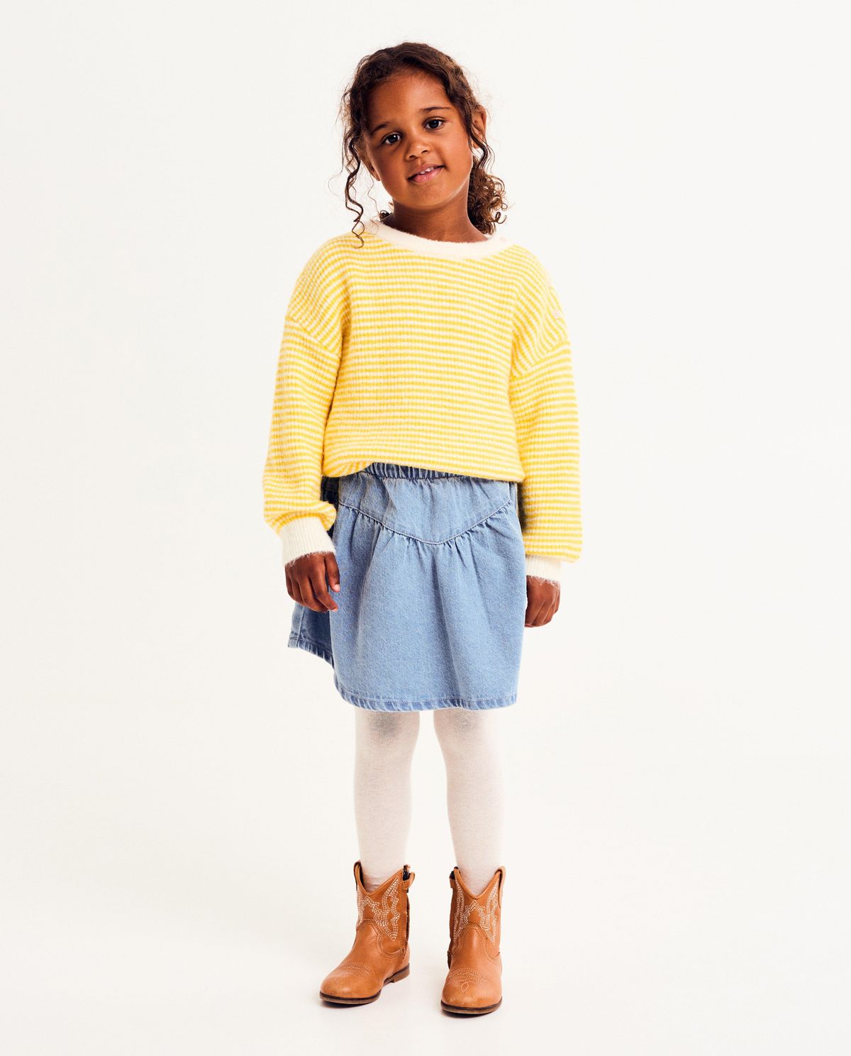Blauwe jeansrok