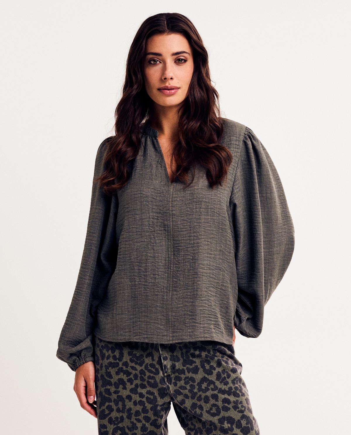 Groene blouse