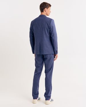 Blazers - Blauwe kostuumblazer