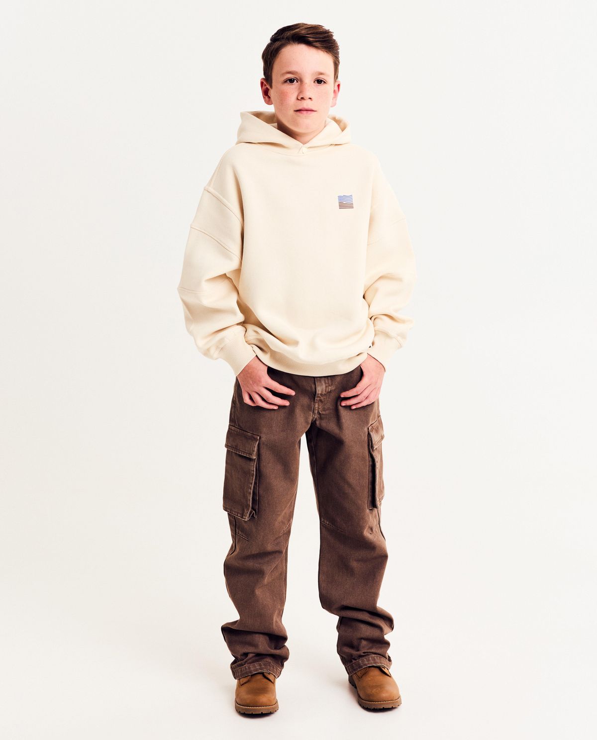 Bruine jeans, loose fit