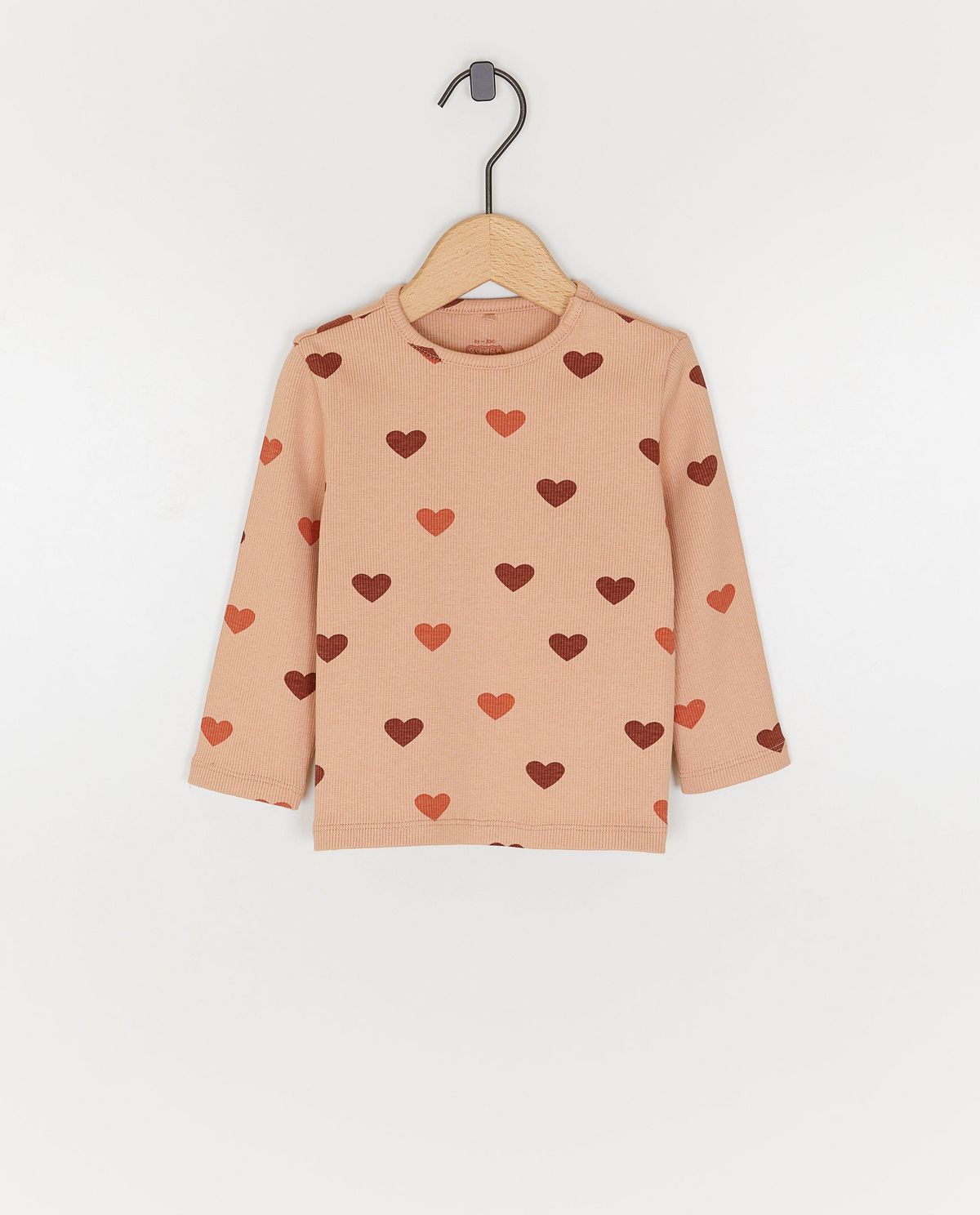 Longsleeve met hartjesprint