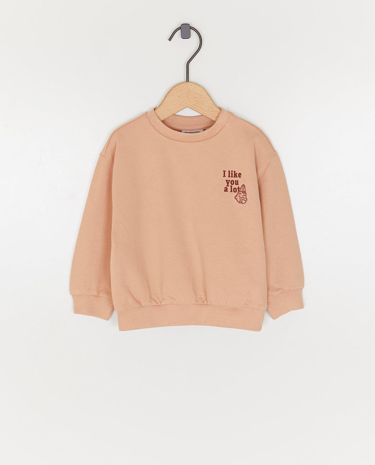 Sweater met geborduurde backprint
