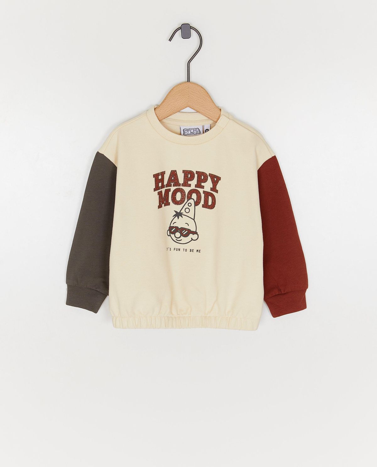 Sweater met color block