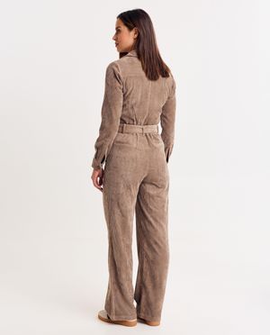 Jumpsuit - Jumpsuit van ribfluweel