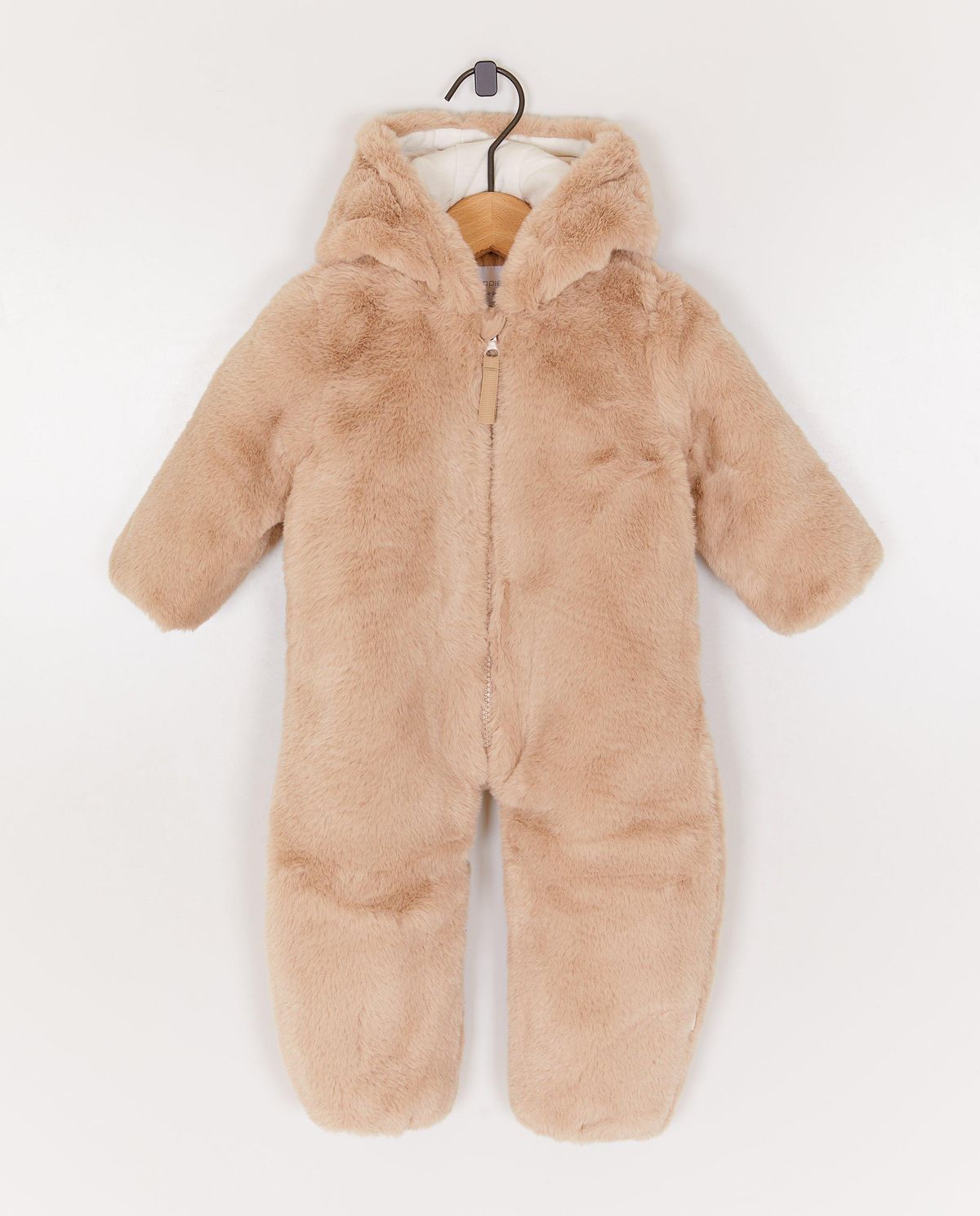 Fluffy onesie met kap