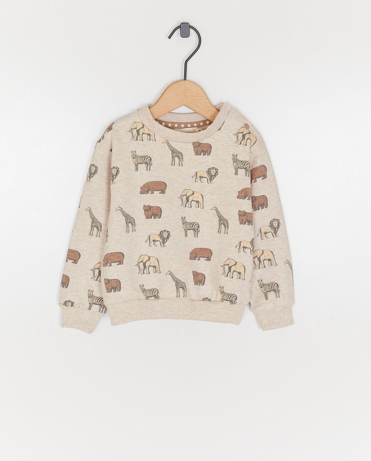 Sweater met dierenprint