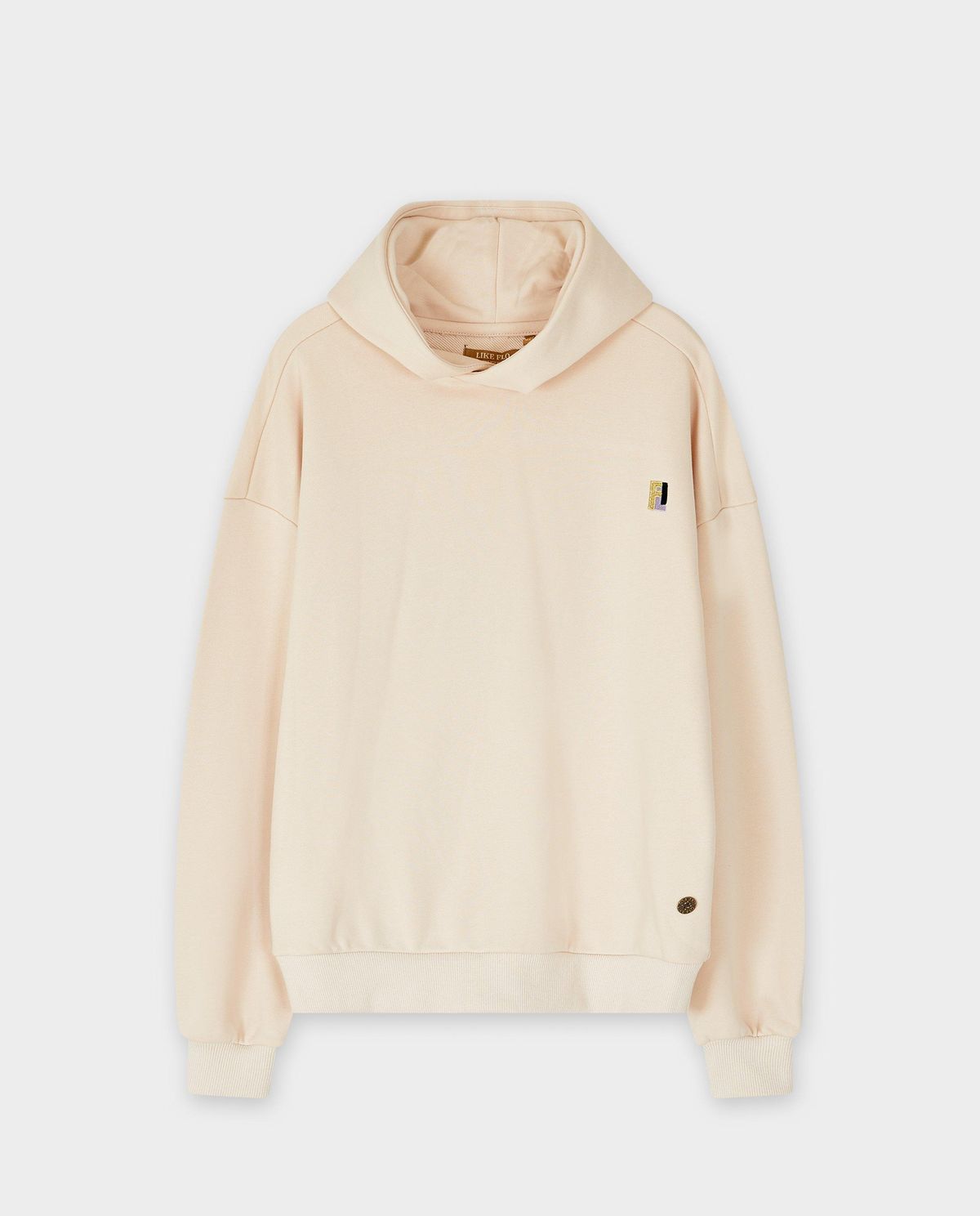 Hoodie met geborduurd logo