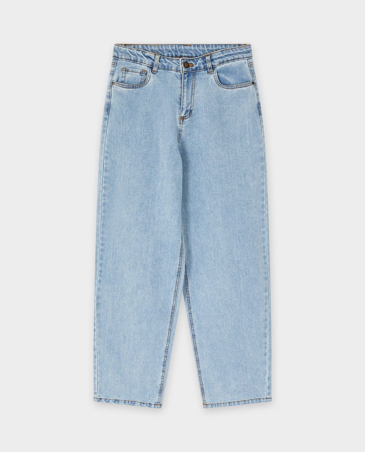 Blauwe jeans, balloon fit