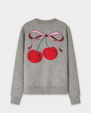 Cardigan - Cardigan met backprint