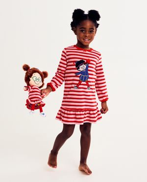 Nachtkleding - Spiekpietjespyjama + poppenpyjama