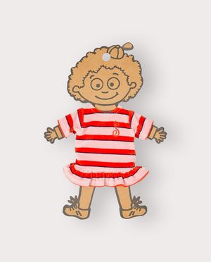 Nachtkleding - Spiekpietjespyjama + poppenpyjama